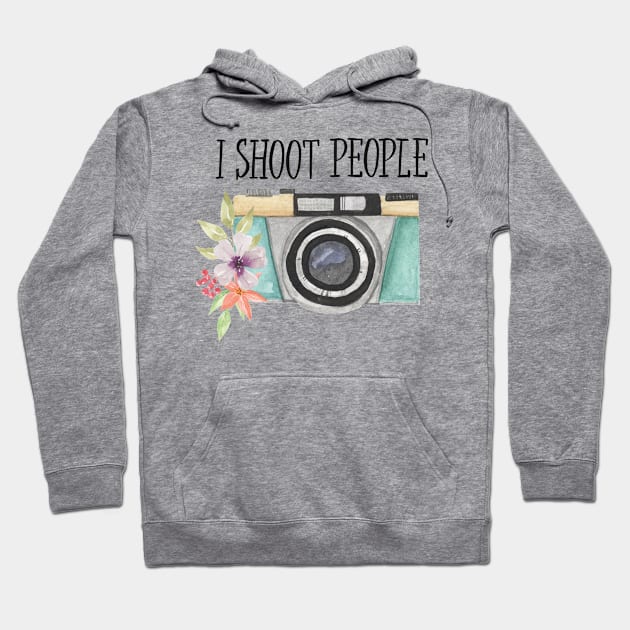 I Shoot People. Photographer Hoodie by Satic